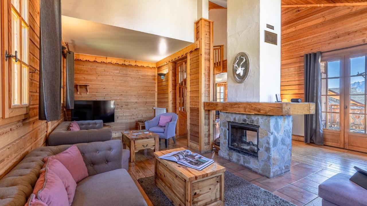 Madame Vacances Les Chalets De L'Altiport Alpe d'Huez Exterior foto